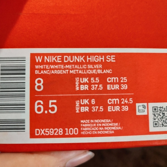 Nike dunk high se chrome 8w - Picture 5 of 5